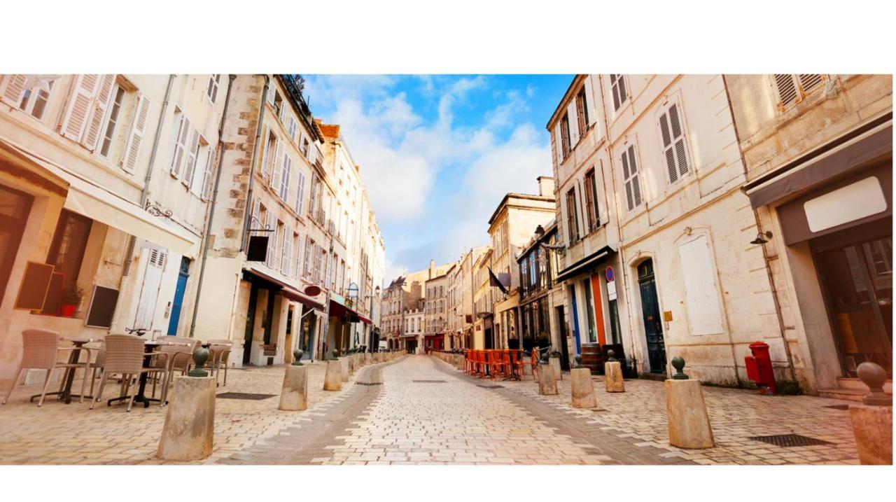 Appartement Tout Confort En Mezzanine A 20Mn A Pied Du Centre-Ville Avec Tv Et Wifi La Rochelle  Zewnętrze zdjęcie